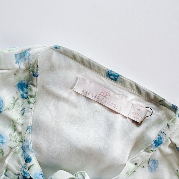 NEW Rachel Parcell Long Sleeve Floral Dress Ruffle Mini - Picture 6 of 7